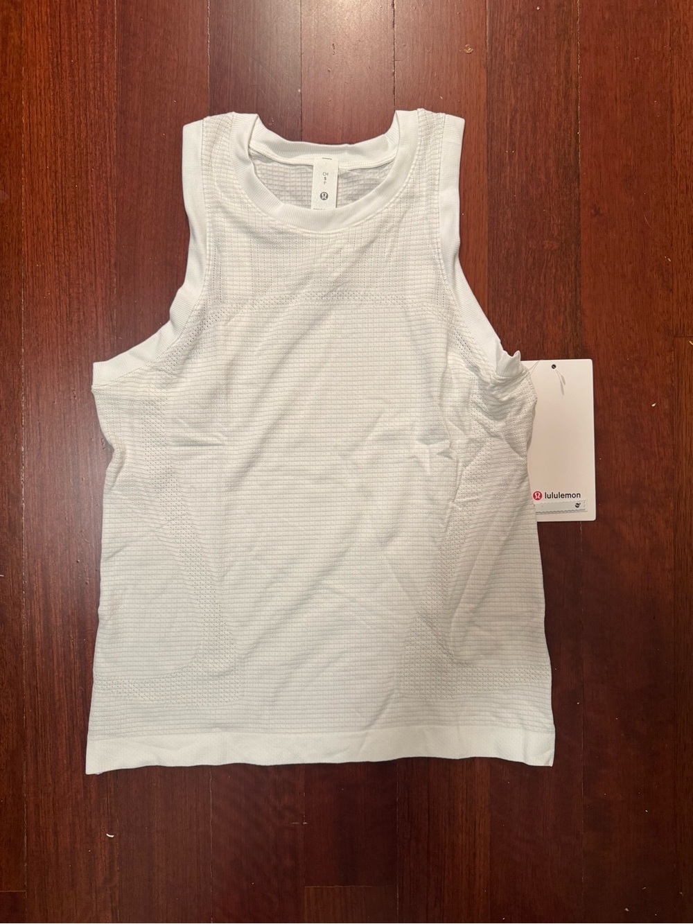 lululemon athletica Men’s White Performance Tank Top